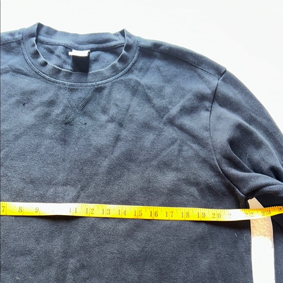 Zara Black Long Sleeve Tee Essential Crew Neck - Picture 2 of 6